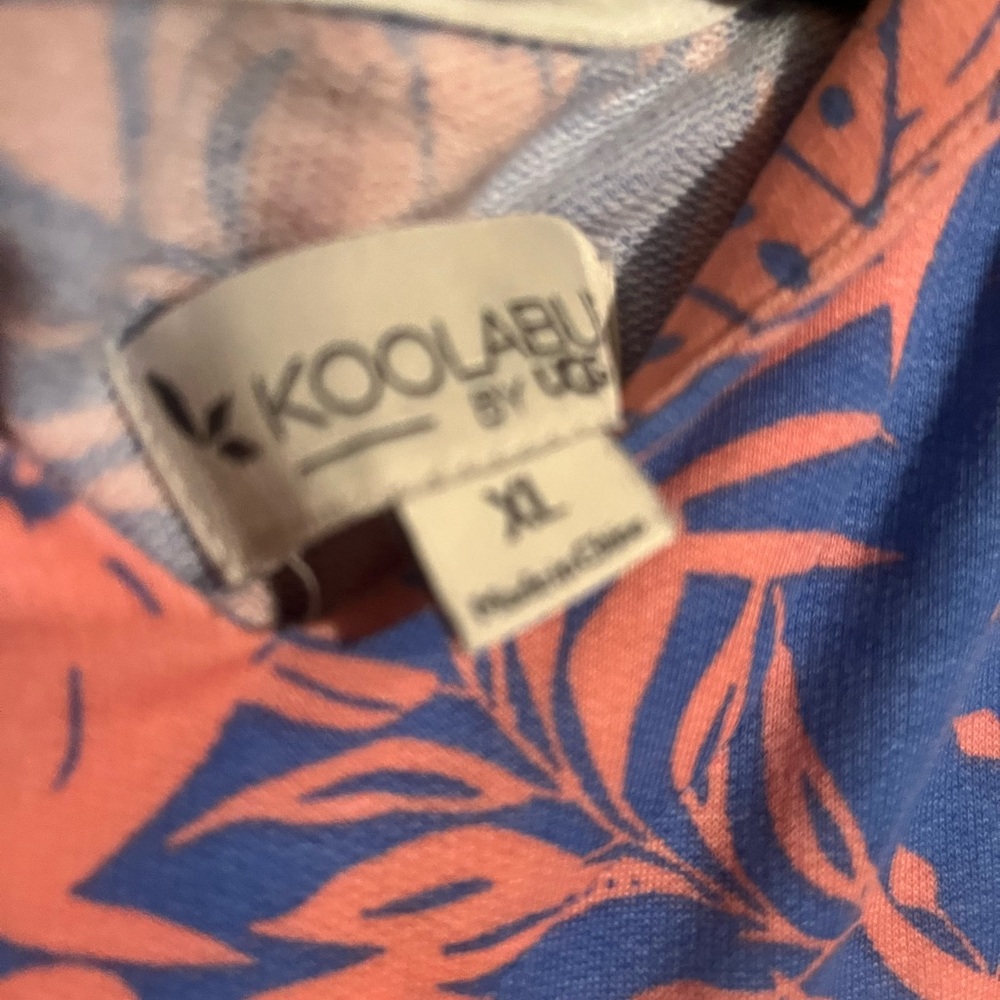 Koolaburra‎ Coral and Blue Swim Coverup